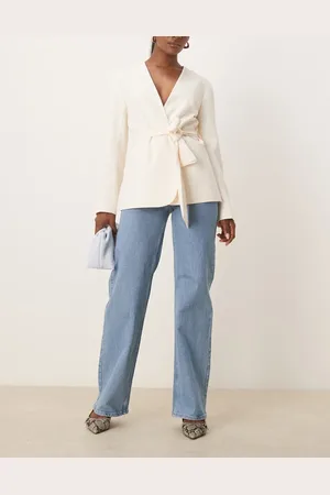 SELECTED Vaqueros azul claro de pernera ancha Alice de Femme