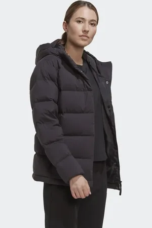 adidas Chaqueta negra acolchada con capucha Helionic de -Negro