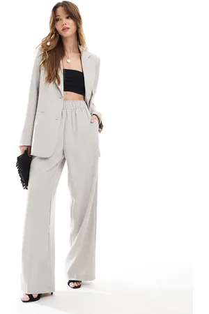 VERO MODA Pantalones azul grisáceo sin cierres de (parte de un conjunto)