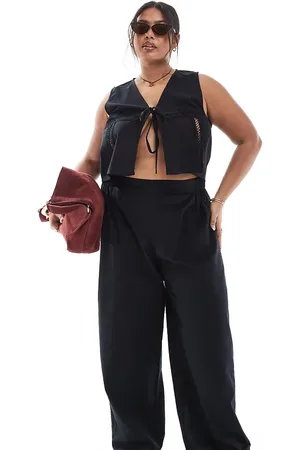 Esmée Pantalones playeros negros exclusivos de (parte de un conjunto)