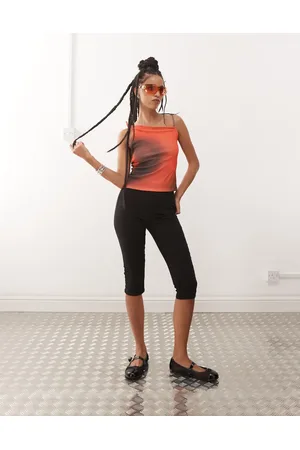 Noisy May Pantalones capri negros de