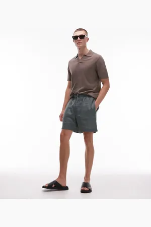 ARKET Pantalones cortos con cordón ajustable de lino de