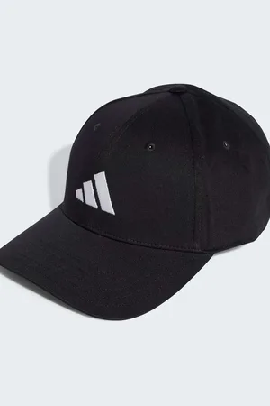 adidas Gorra de béisbol negra y blanca con logo New de -Negro