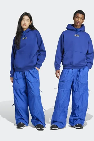 adidas Pantalones azul eléctrico de estilo paracaidista de x Moon Boot