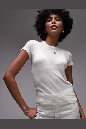 AllSaints Camiseta color crema June de -Blanco
