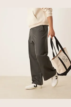 ASOS Pantalones de vestir de pernera suelta de -Negro