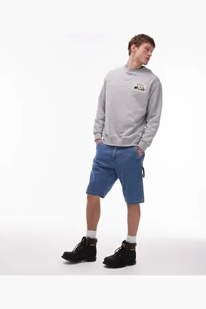 Caterpillar Pantalones cortos vaqueros de estilo carpintero con de WWR