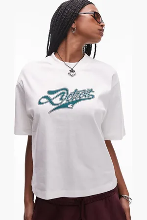 Carhartt Camiseta blanca con logo en el pecho de