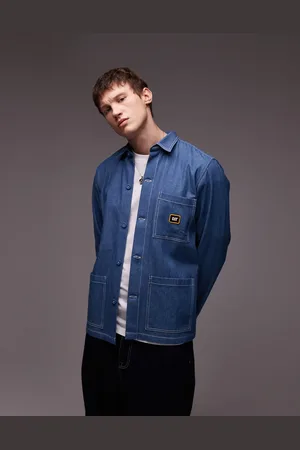 Caterpillar Chaqueta vaquera con lavado azul medio Chore de WWR