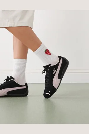 PUMA Zapatillas de deporte negras y rosas Speedcat OG de
