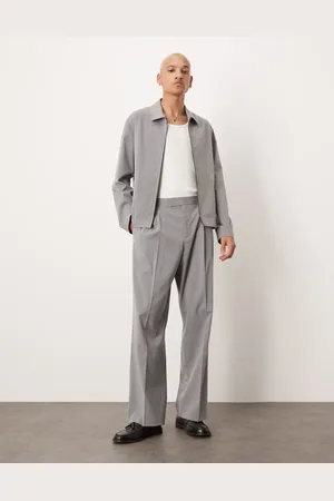 ASOS Chaqueta Harrington de vestir corta con raya diplomática de (parte de un conjunto)