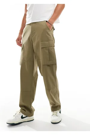 ASOS Pantalones cargo caquis holgados de -Verde