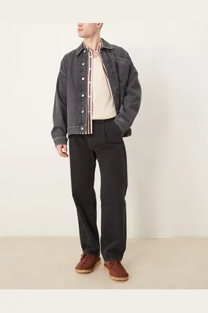 SELECTED Vaqueros negros sueltos Kobe de