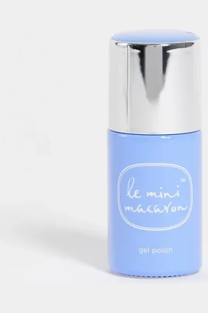Le Mini Macaron Esmalte de uñas de : Tono Fleur Bleue-Azul