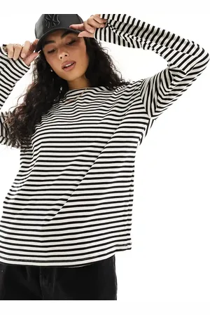 Pieces® Camiseta a de manga larga de tejido supersuave de -Multicolor