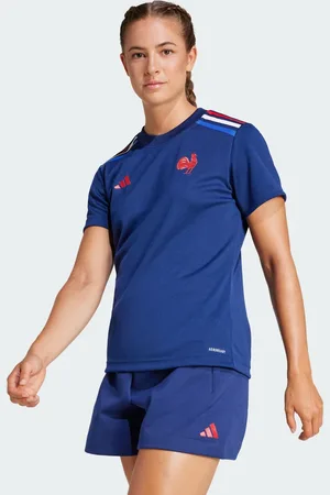 adidas Camiseta con diseño de la primera equipación de la selección de rugby de Francia Supporter de