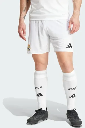 adidas Pantalones cortos blancos con diseño de la primera equipación del Real Madrid 24/25 de