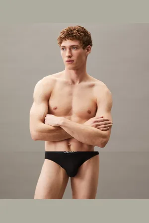 Calvin Klein Pack de 3 calzoncillos slip negros de algodón elástico Icon de