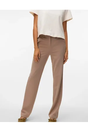 VERO MODA Pantalones color piedra lunar de -Gris