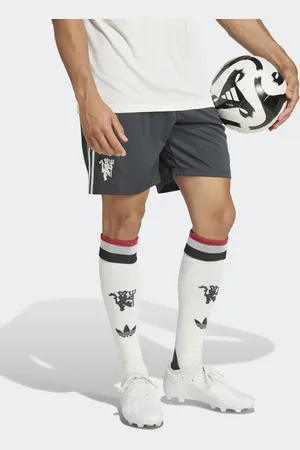adidas Pantalones cortos grises con diseño de la tercera equipación del Manchester United 24/25 de
