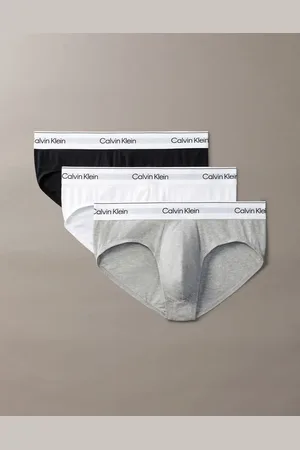 Calvin Klein Pack de 3 calzoncillos slip de color blanco, gris y negro Icon Cotton Stretch de