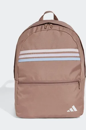 adidas Mochila color arcilla cálido y blanca clásica con detalle de rayas Classic Back-To-School de -Naranja
