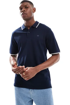 JJ Polo azul marino de manga corta de