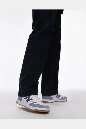 New Balance Zapatillas de deporte blancas y azules 480L de