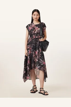 AllSaints Vestido negro Arwen de