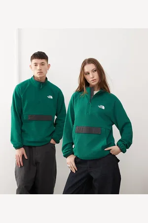 The North Face Anorak verde plegable con cremallera corta Kecha exclusivo en ASOS de