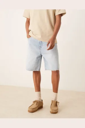 Abercrombie & Fitch Pantalones cortos vaqueros holgados con de -Azul