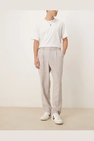 ASOS Pantalones de pernera tapered extragrande de -Verde