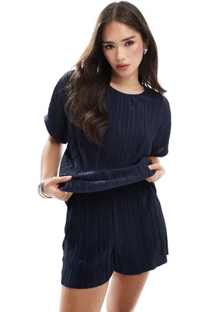 VERO MODA Camiseta plisada de (parte de un conjunto)