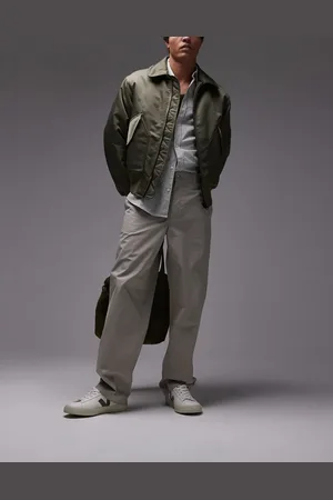 ARKET Chinos beis oscuro holgados de -Gris
