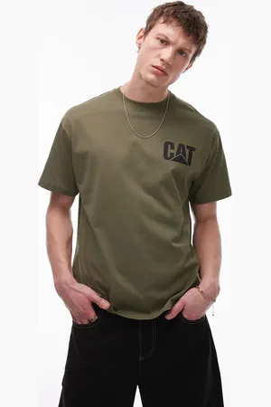 Caterpillar Camiseta con detalle del logo de WWR-Verde