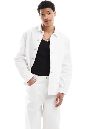 ASOS Camisa blanca de corte cuadrado de (parte de un conjunto)