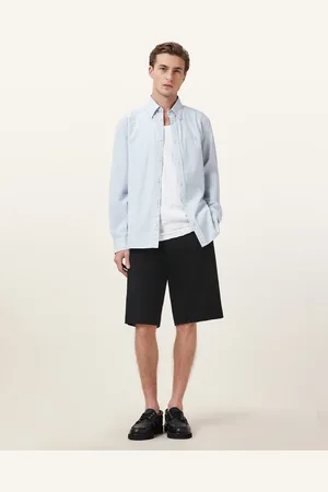 AllSaints Pantalones cortos negro desgastado Bay de