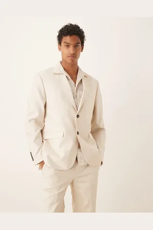 SELECTED Americana color crema de corte estándar Ascot de -Blanco