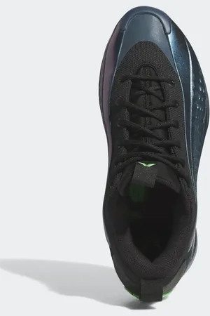 adidas Zapatillas de deporte azul noche ártica, negras y verde neón Anthony Edwards 1 Low de -Negro