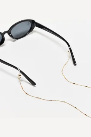 ASOS Cadena para gafas de sol dorada con detalle de eslabones alargados de