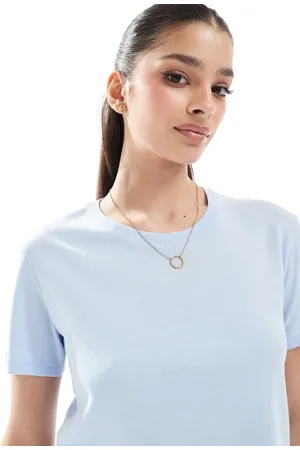 Monki Camiseta con diseño encogido de