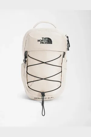 The North Face Mochila pequeña blanca y negra Borealis de