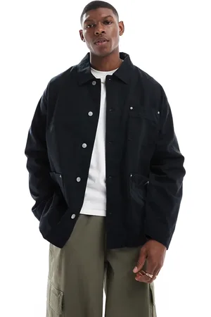 ASOS Chaqueta lavado de estilo worker de sarga de