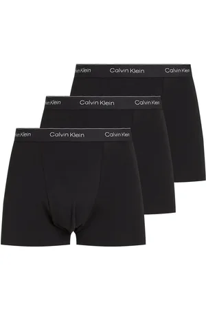 Calvin Klein Pack de 3 calzoncillos negros reforzados Icon Cotton Stretch de
