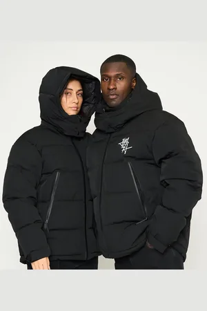 Multiply Apparel Chaqueta negra acolchada Stormy de