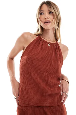 MANGO Top texturizado con cuello subido de (parte de un conjunto)