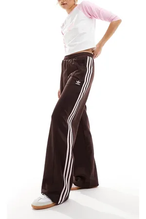 adidas Pantalones de chándal marrones y rosas de estilo retro Beckenbauer de -Marrón