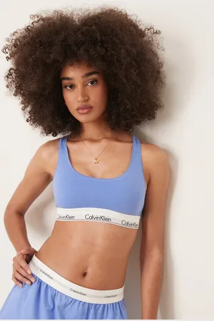 Calvin Klein Bralette azul aciano Modern Cotton de