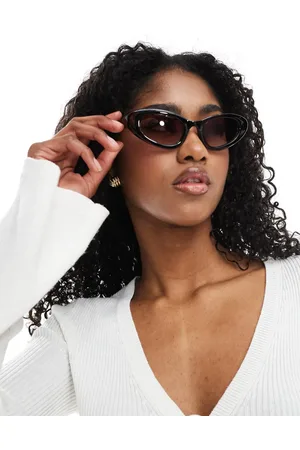 Monki Gafas de sol carey marrón estilo ojos de gato de -Neutro