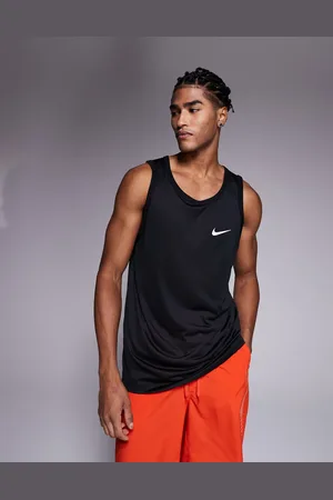 Nike Camiseta negra de tirantes Dri-FIT Legend de